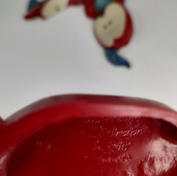 Vintage 1998 Kitchen/Home Interior Apple Wall Plaque Decor Set Of 2 - Picture 8 of 14